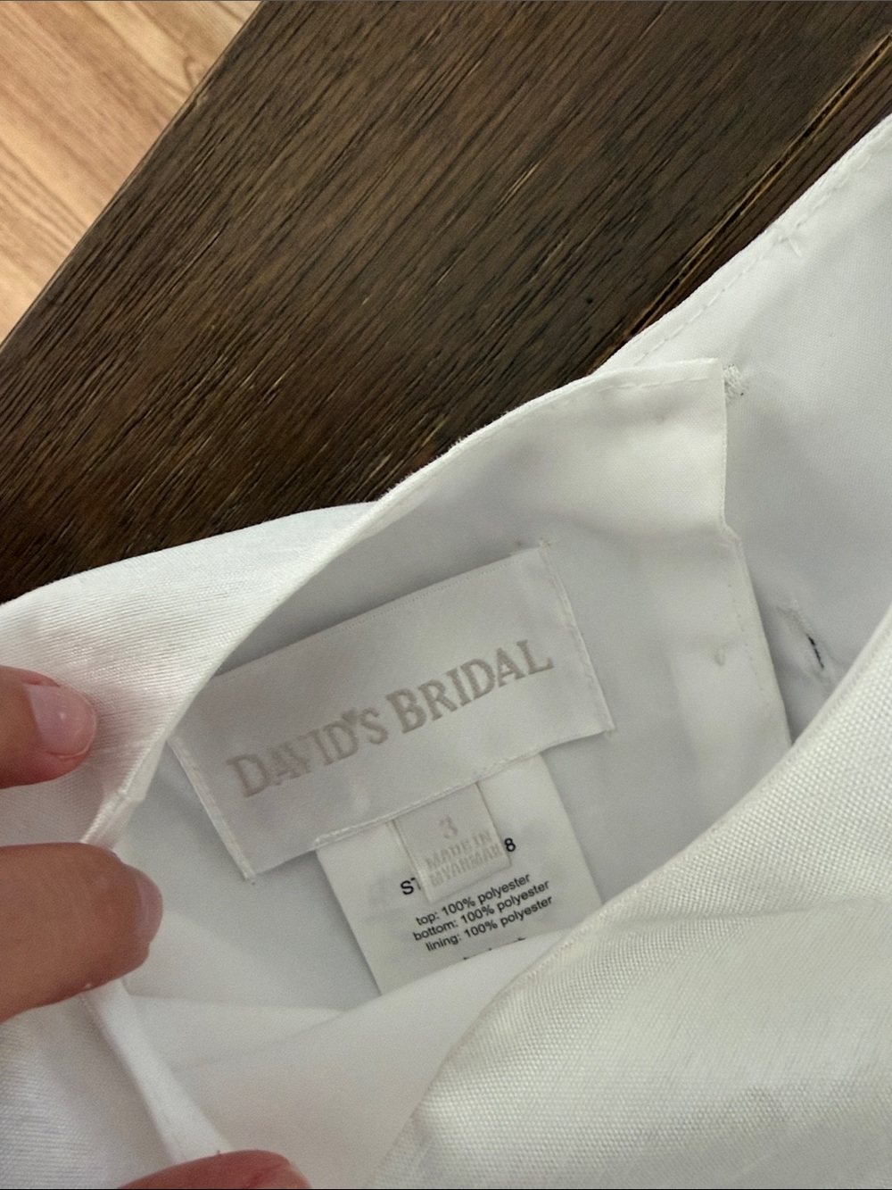 David’s bridal flower girl dress - Picture 2 of 3
